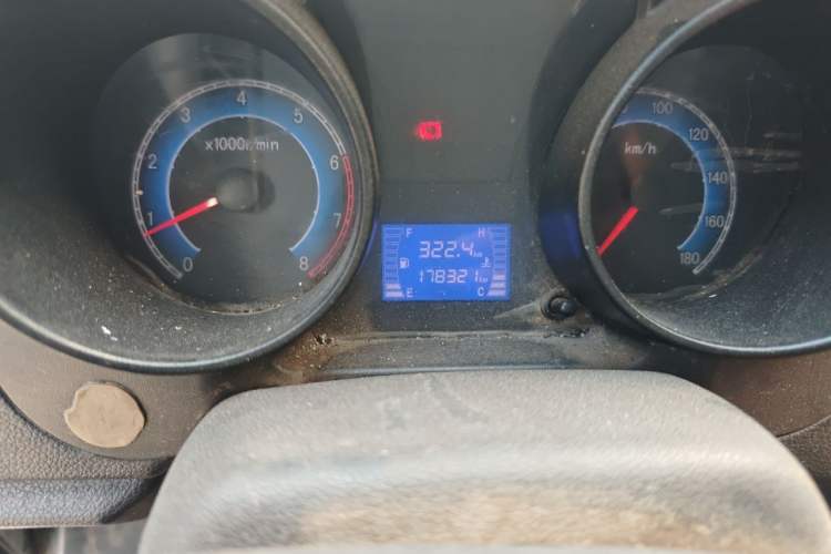 Used CHANGAN KAICHENG Shenqi T20 2018 1.5L T20L Van Comfort Version Single Cab with 3.65m Cargo Bed DAM15R Odometer Close Up