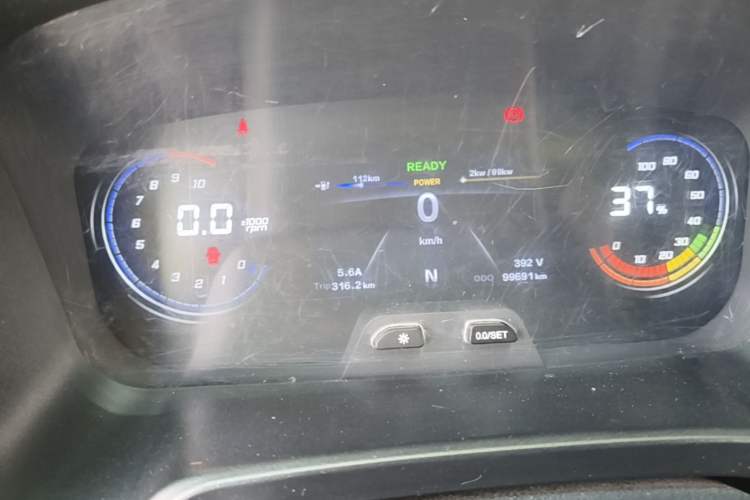 Used CHANGAN KAICHENG Shenqi T30EV 2023 Van Model Luxury Version Steel-Plate Body Instrument Cluster