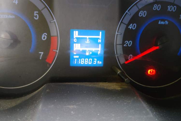 Used CHANGAN KAICHENG Star 2013 1.2L New Changan Star Basic Version Odometer Close Up