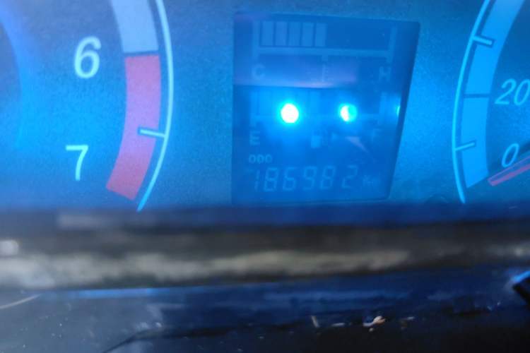 Used CHANGAN KAICHENG Star 2013 1.2L New Changan Star CNG Base Model JL473QE Odometer Close Up