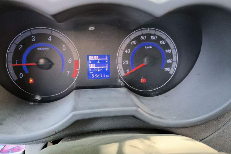Used CHANGAN KAICHENG Star 2013 1.2L New Changan Star CNG Base Model JL473QE Odometer Close Up