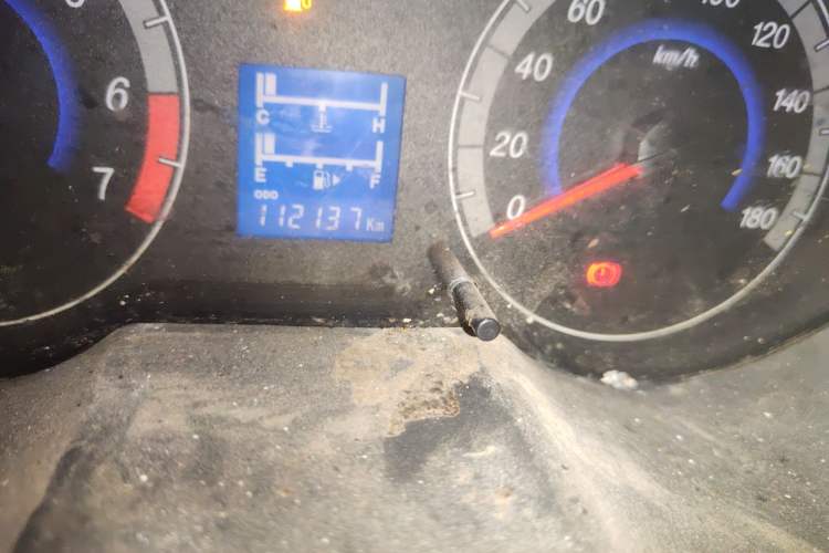 Used CHANGAN KAICHENG Star 2013 1.2L New Changan Star Standard Model Odometer Close Up
