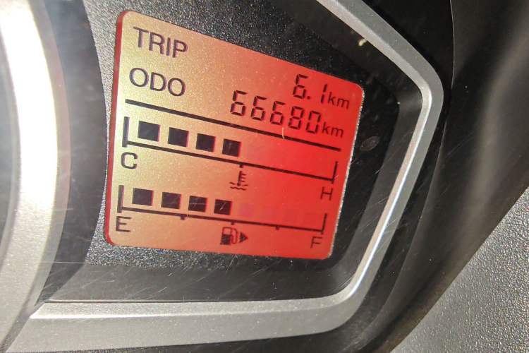 Used CHANGAN KAICHENG Star 3 2015 1.2L Base Model Air-Conditioned EA12V Odometer Close Up