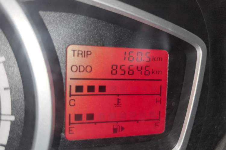 Used CHANGAN KAICHENG Star 3 2015 1.2L Base Model Non-Air-Conditioned EA12V Odometer Close Up