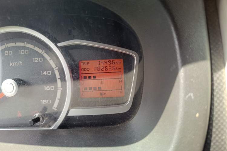 Used CHANGAN KAICHENG Star 3 2015 1.2L Base Model Non-Air-Conditioned EA12V Odometer Close Up