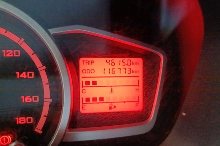 Used CHANGAN KAICHENG Star 3 2015 1.0L Value Edition Non-Air-Conditioned C10 Odometer Close Up
