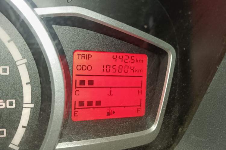 Used CHANGAN KAICHENG Star 3 2015 1.2L Base Model Air-Conditioned EA12V Odometer Close Up