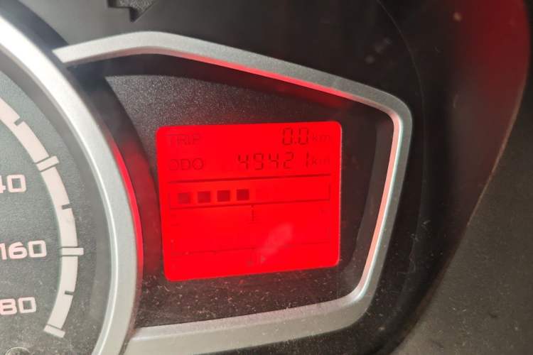 Used CHANGAN KAICHENG Star 3 2015 1.2L Base Model Non-Air-Conditioned EA12V Odometer Close Up