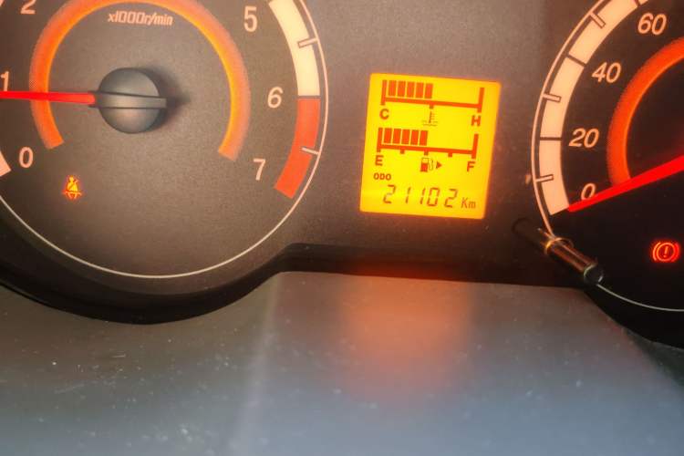 Used CHANGAN KAICHENG Star 5 2021 1.4L Standard-Model Bus China VI EA14MR Odometer Close Up