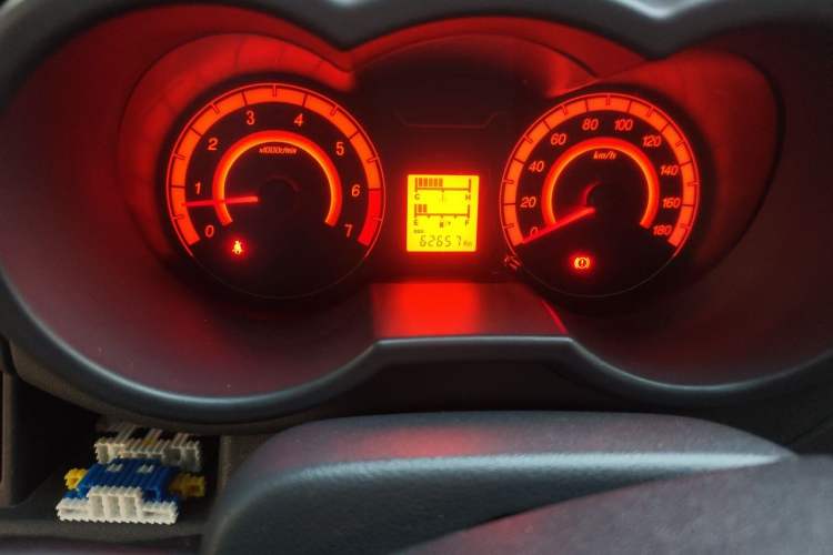 Used CHANGAN KAICHENG Star 5 2021 1.4L Standard-Model Bus China VI EA14MR Odometer Close Up