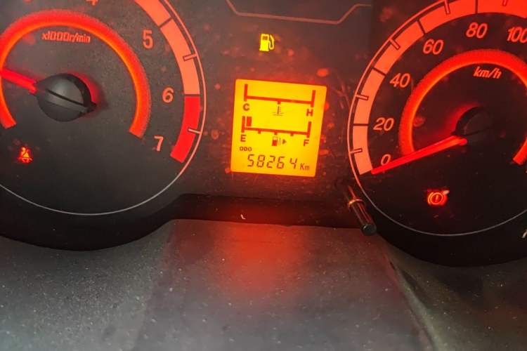 Used CHANGAN KAICHENG Star 5 2022 1.4L Classic Edition Van JL473Q3 Odometer Close Up
