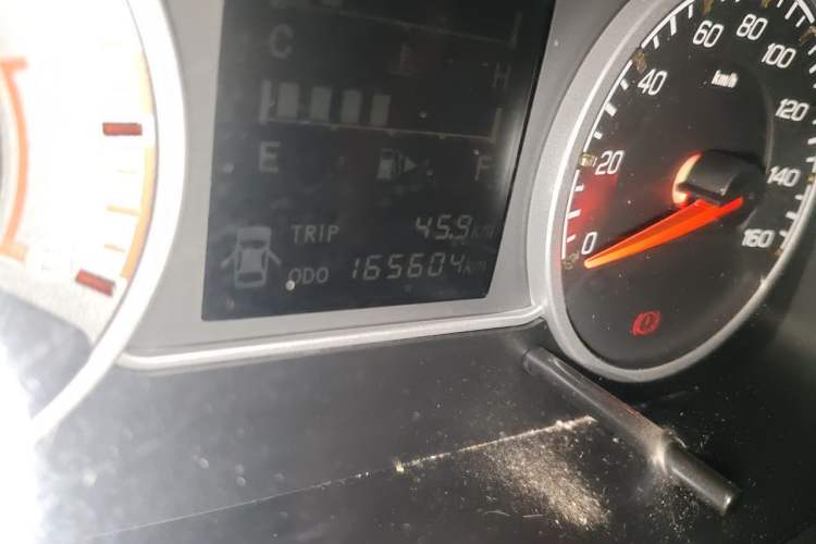 Used CHANGAN KAICHENG Star 7 2014 1.4L Comfort Edition E14V Odometer Close Up