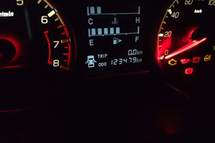 Used CHANGAN KAICHENG Star 7 2014 1.4L Elite Version E14V Odometer Close Up