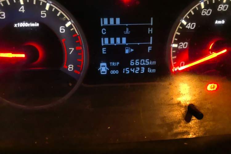Used CHANGAN KAICHENG Star 7  Odometer Close Up