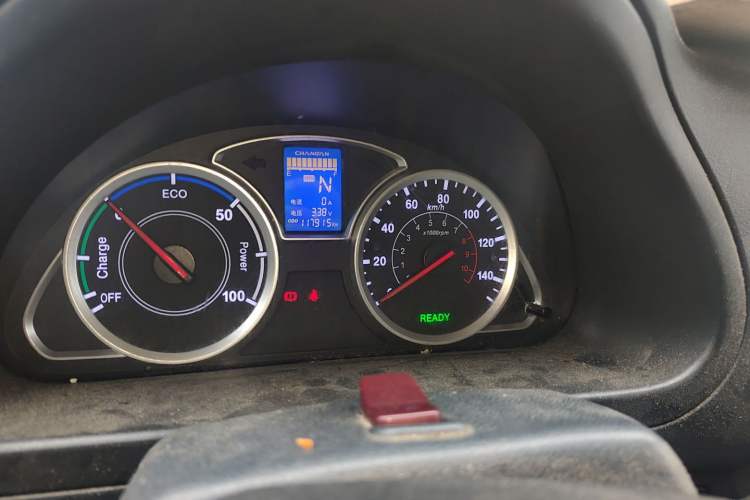 Used CHANGAN KAICHENG Star 9EV 2021 Pure Electric Van 2 Seats 55kW Odometer Close Up