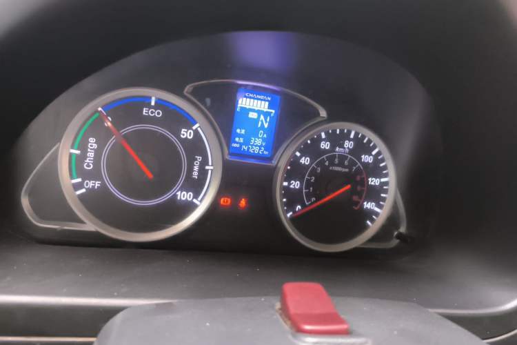 Used CHANGAN KAICHENG Star 9EV 2021 Pure Electric Van 2 Seats 55kW Odometer Close Up