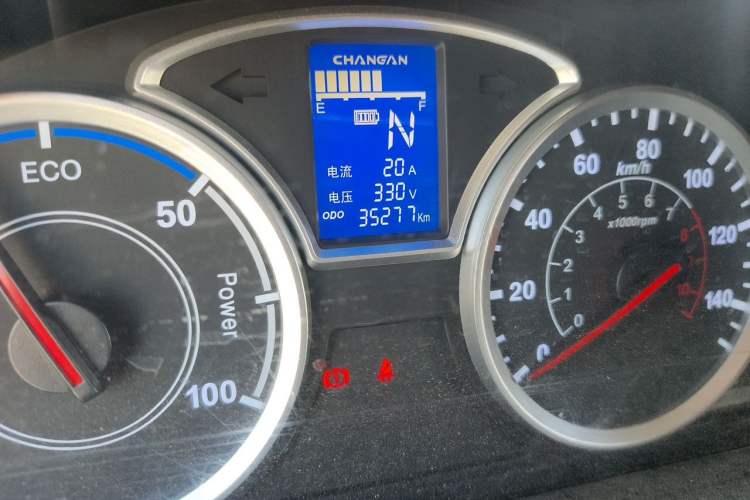 Used CHANGAN KAICHENG Star 9EV 2022 Pure Electric Van Chuangfu Edition 2 Seats 55kW Odometer Close Up