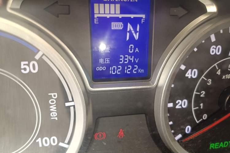 Used CHANGAN KAICHENG Star 9EV 2022 Pure Electric Van Chuangfu Edition 2 Seats 55kW Odometer Close Up
