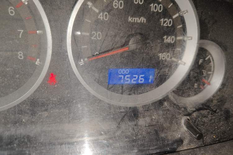 Used CHANGAN KAICHENG Taurus 2011 1.3L Comfort Model Odometer Close Up