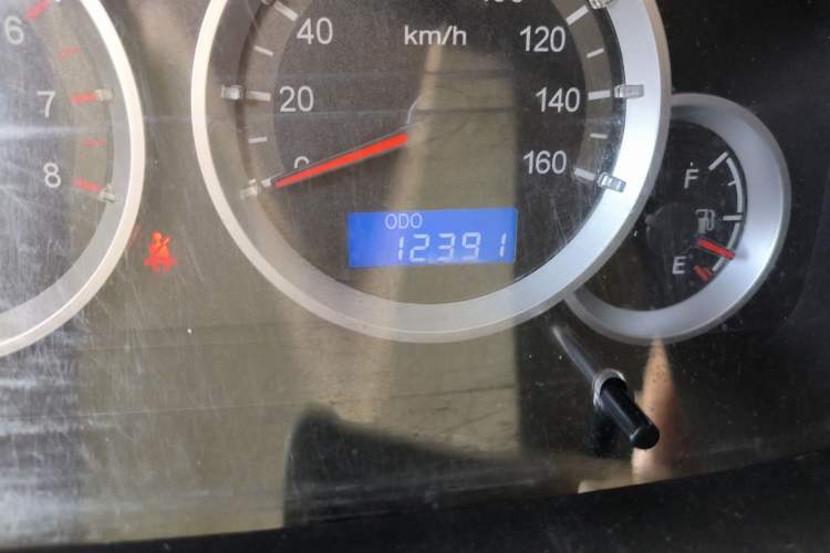 Used CHANGAN KAICHENG Taurus 2011 1.3L Comfort Model Odometer Close Up