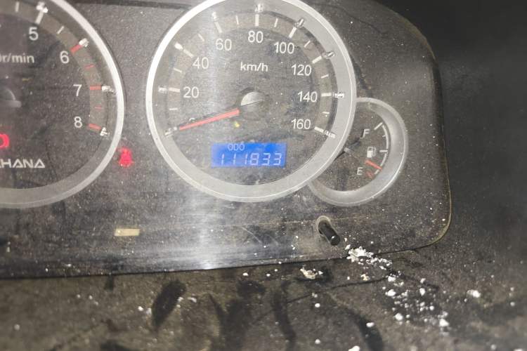 Used CHANGAN KAICHENG Taurus 2011 1.3L Comfort Model Odometer Close Up