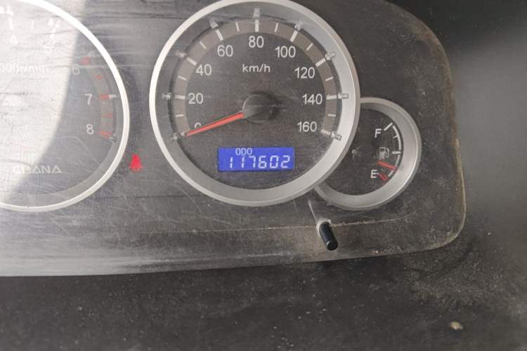 Used CHANGAN KAICHENG Taurus 2013 1.2L Comfort Model Odometer Close Up