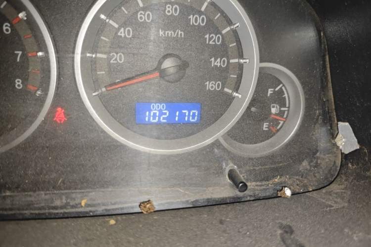 Used CHANGAN KAICHENG Taurus 2013 1.2L Comfort Model Odometer Close Up