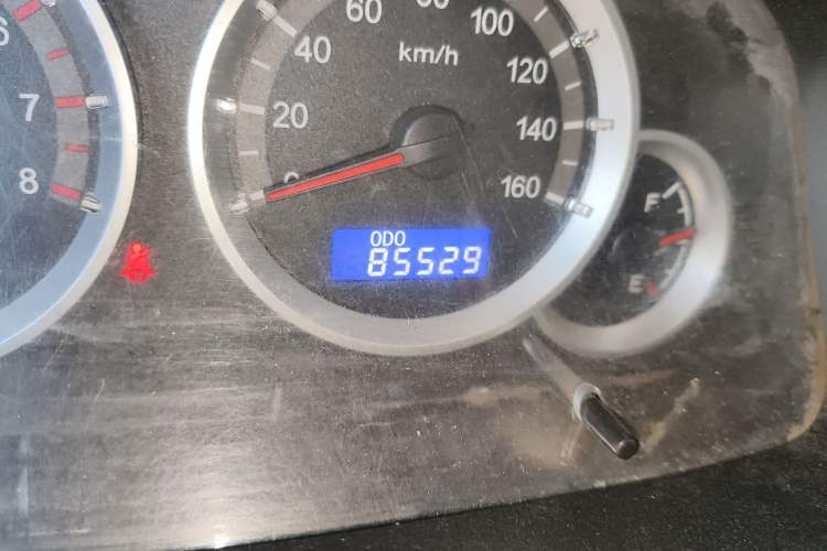 Used CHANGAN KAICHENG Taurus 2013 1.2L Comfort Model Odometer Close Up