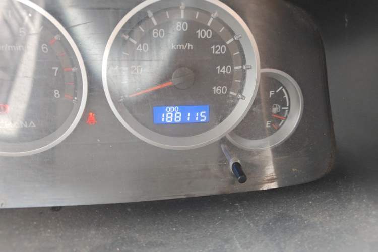 Used CHANGAN KAICHENG Taurus 2013 1.2L Comfort Model Odometer Close Up