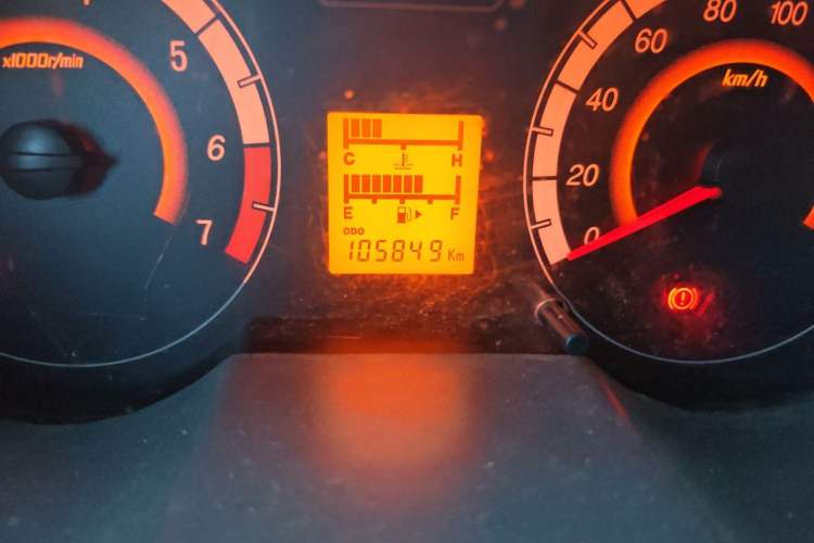Used CHANGAN KAICHENG Xingka 2018 1.5L Base Version Double Cab Odometer Close Up