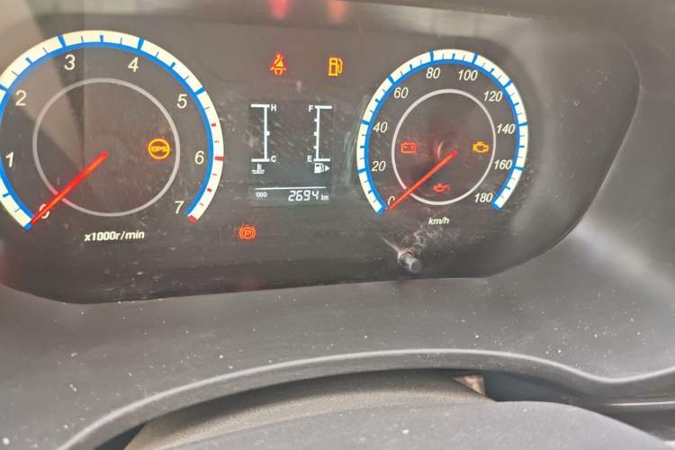 Used CHANGAN KAICHENG Xingka 2024 1.5L GDI Single-Row Short-Box Cargo Truck Standard Version Odometer Close Up