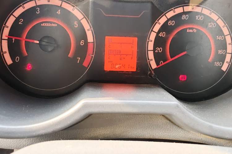 Used CHANGAN KAICHENG Xingka C Series 2019 1.2L Single-Row Truck Base Model JL473Q Odometer Close Up