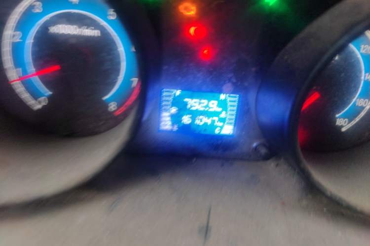 Used CHANGAN KUAYUE Wang X3 2018 1.5L Mid-Range Single-Cab with Dual Rear Wheels and Standard Cargo Bed DK15C Odometer Close Up