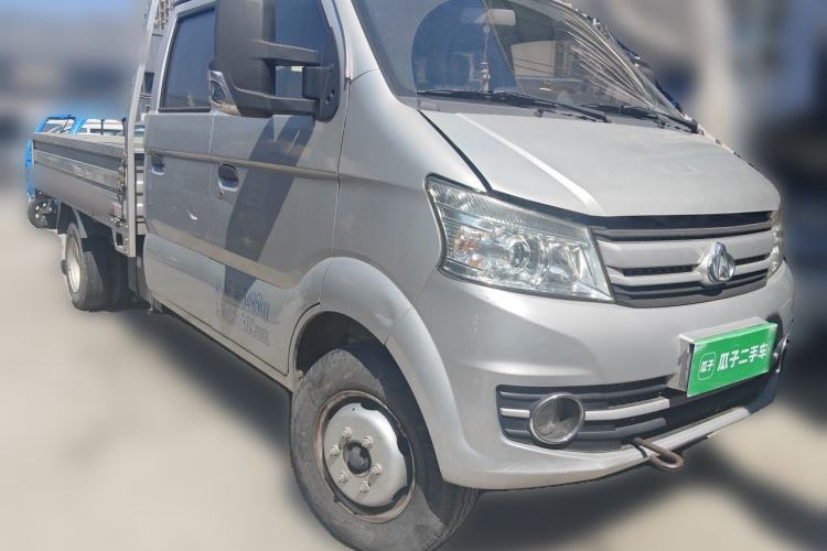 Used CHANGAN KUAYUE Wang X5 2021 1.6L Gasoline Comfort Edition Double Cab with Dual Rear Wheels 2850mm Cargo Bed DAM16KR Front Right 45 Deg