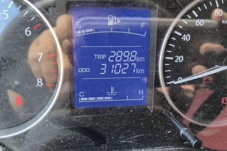 Used CHANGAN KUAYUE Xing V3 2022 1.5L Gasoline Standard Model 2-Seat Van JL473QH Odometer Close Up