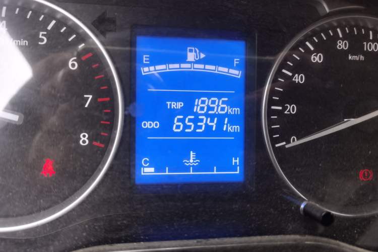 Used CHANGAN KUAYUE Xing V3 2022 1.5L Gasoline Standard Model 2-Seat Van JL473QH Odometer Close Up