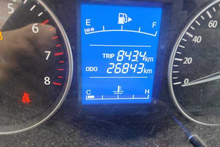 Used CHANGAN KUAYUE Xing V3 2022 1.5L Gasoline Enjoyment Model 2-Seat Van JL473QH Odometer Close Up