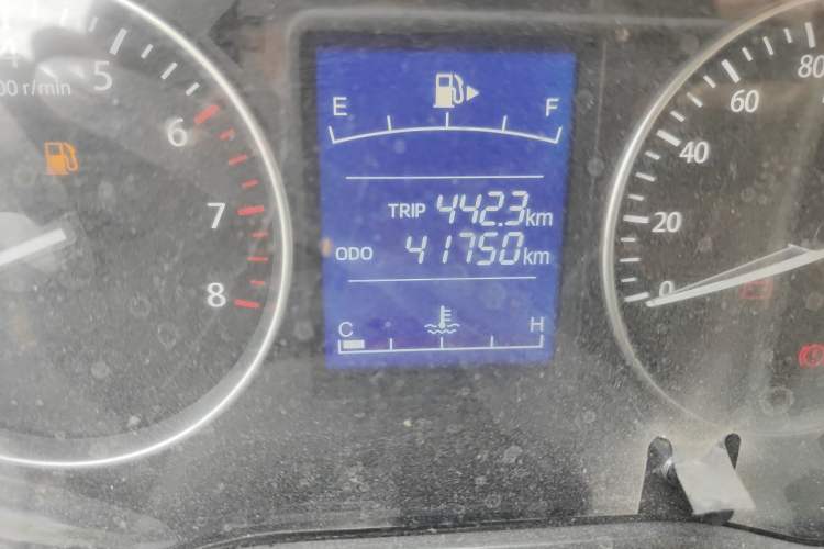 Used CHANGAN KUAYUE Xing V3 2022 1.5L Gasoline Enjoyment Model 2-Seat Van JL473QH Odometer Close Up