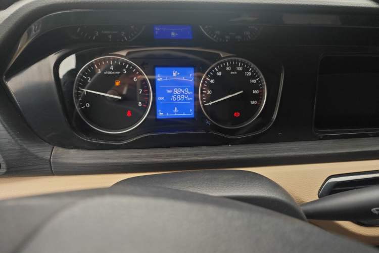 Used CHANGAN KUAYUE Xing V3 2022 1.5L Gasoline Enjoyment Model 2-Seat Van JL473QH Odometer Close Up