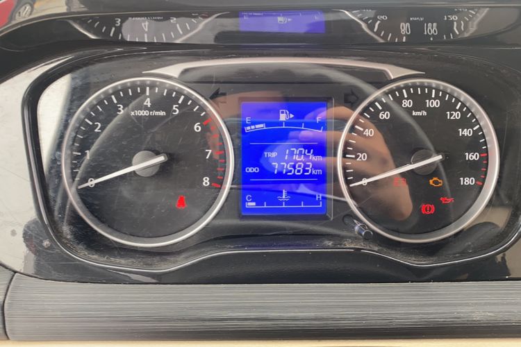Used CHANGAN KUAYUE Xing V3 2022 1.5L Gasoline Standard Model 2-Seat Van JL473QH Odometer Close Up