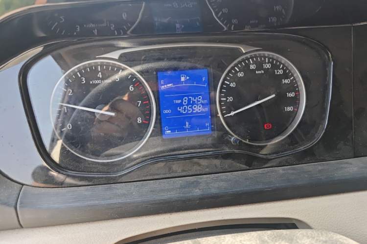 Used CHANGAN KUAYUE Xing V3 2022 1.5L Gasoline Standard Model 2-Seat Van JL473QH Odometer Close Up