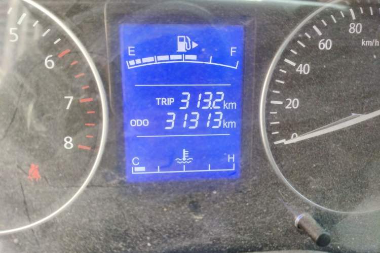 Used CHANGAN KUAYUE Xing V3 2022 1.5L Gasoline Enjoyment Model 5-Seat Passenger Vehicle JL473QH Odometer Close Up