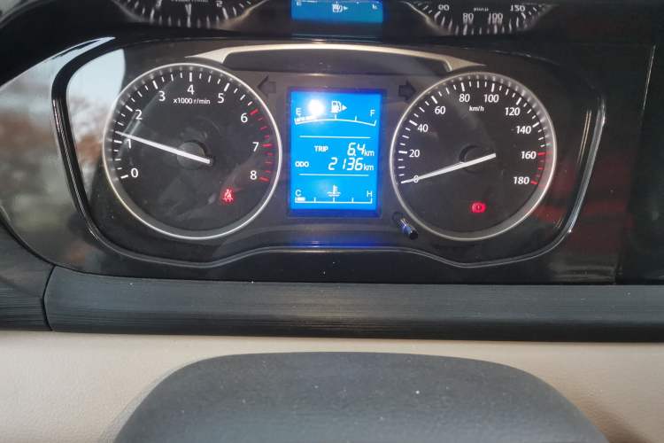 Used CHANGAN KUAYUE Xing V3 2022 1.5L Gasoline Standard Model 2-Seat Van JL473QH Odometer Close Up