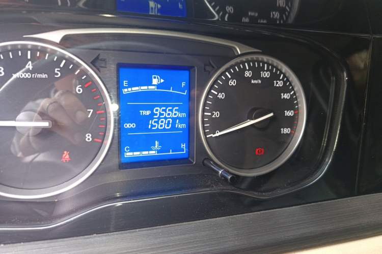 Used CHANGAN KUAYUE Xing V3 2022 1.5L Gasoline Enjoyment Model 2-Seat Van JL473QH Odometer Close Up