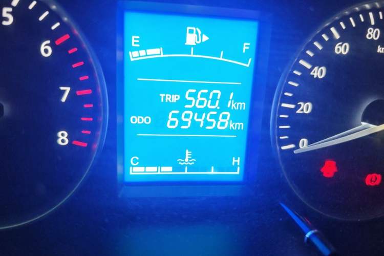 Used CHANGAN KUAYUE Xing V3 2022 1.5L Gasoline Comfort-Grade 5-Seater Passenger Vehicle JL473QH Odometer Close Up