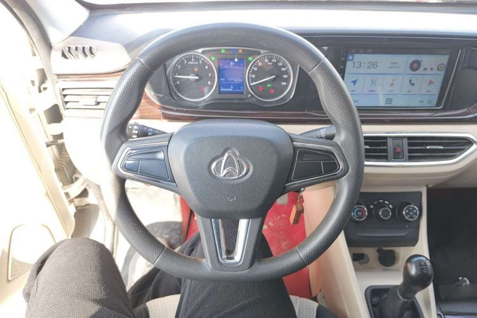 Used CHANGAN KUAYUE Xing V3 2022 1.5L Gasoline Standard Model 2-Seat Van JL473QH Steering Wheel