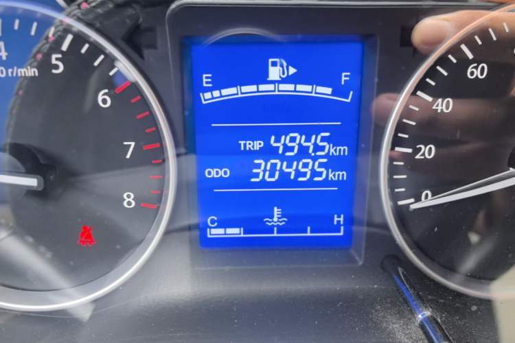 Used CHANGAN KUAYUE Xing V5 2021 1.5L Fortune-Attracting Deluxe Model JL473QH Odometer Close Up