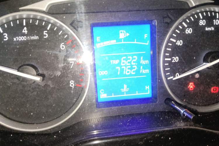 Used CHANGAN KUAYUE Xing V5 2021 1.5L Fortune-Attracting Edition Comfort Model JL473QH Odometer Close Up