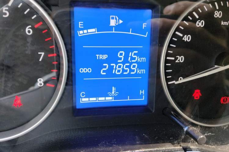 Used CHANGAN KUAYUE Xing V5 2021 1.6L Fortune-Attracting Edition Comfort Model DAM16KR Odometer Close Up