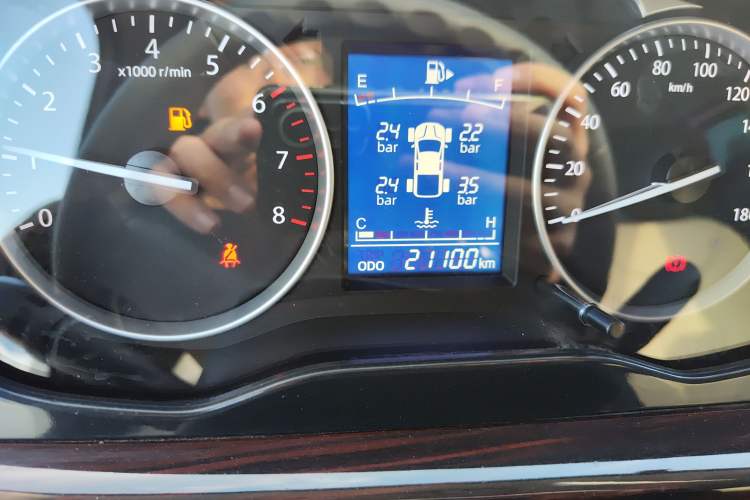Used CHANGAN KUAYUE Xing V5 2021 1.6L Fortune-Attracting Edition Comfort Model DAM16KR Odometer Close Up